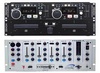 Denon DN-D4000 Twin CD Player with Citronic CDM 8:4 Mixer in case