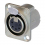 Click to see a larger image of Neutrik 5-pin female XLR universal panel socket
