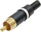 Click to see a larger image of Neutrik NYS373-9 RCA Phono Plug - White ID Band
