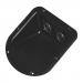 Click to see a larger image of Twin Neutrik NL8 Angled Recess Dish (pre-wired)