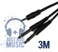 Click to see a larger image of JAM Mini Jack to 2 x Mono Jack Cable 3m