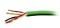 Click to see a larger image of Kelsey ATM Patch mini mic cable Green (100m drum)