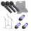 Click to see a larger image of Behringer XM1800S Mic Pack - 3 mics- 3 stands- 3 cables