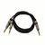 Click to see a larger image of W Audio 2.0M 6.35 Stereo Jack - 2 x 6.35 Mono Jack Cable