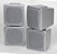 <font color=#999999>SILVER</font> 100W 2-way Speakers (Pair) - Click to enlarge Click to see a larger image of <font color=#999999>SILVER</font> 100W 2-way Speakers (Pair)