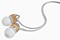Click to see a larger image of White Deluxe Stereo earphones