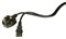 Click to see a larger image of Mains lead- 3-pin UK plug to 10A IEC connector- 2.0m- black-