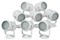 Click to see a larger image of 240 LED DMX colour pod system