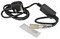 Click to see a larger image of 1.5m Power Lead for LED Rope-c/w 3-pin connector and plastic sleeve