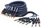 Click to see a larger image of 8-WAY WIRING LOOM - RCA PHONO to 6.3mm (1/4 inch) MONO JACK