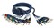 Click to see a larger image of 8 Way Jack Insert Splitter Loom 3m - 8 stereo to 16 mono (173.939)