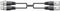 Click to see a larger image of 2 x XLR plugs - 2 x XLR sockets- 0.5m twin cable