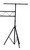 Click to see a larger image of Black aluminium lighting stand with Tee Bar