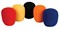 Click to see a larger image of Microphone windshields - set of 5 colours