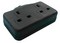 MSB47B 2 gang 13A rubber extension socket- Black - bulk - Click to enlarge Click to see a larger image of MSB47B 2 gang 13A rubber extension socket- Black - bulk