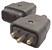 MSB51W 3-pin polycarbon connector 10A- white - bulk - Click to enlarge Click to see a larger image of MSB51W 3-pin polycarbon connector 10A- white - bulk
