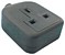 MSB46W 1 gang rubber socket- white - bulk - Click to enlarge Click to see a larger image of MSB46W 1 gang rubber socket- white - bulk