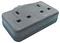 MSB47W 2 gang 13A rubber extension socket- White - bulk - Click to enlarge Click to see a larger image of MSB47W 2 gang 13A rubber extension socket- White - bulk