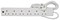MSNR605 6-way extension lead- neon- 5.0m - Click to enlarge Click to see a larger image of MSNR605 6-way extension lead- neon- 5.0m