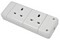 MSB02 2 gang 13A trailing socket - bulk - Click to enlarge Click to see a larger image of MSB02 2 gang 13A trailing socket - bulk