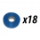 Click to see a larger image of Blue PVC Electrical Tape 33M 25mm