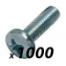 Click to see a larger image of Pack of 1000 Tuff Cab M5 x 20mm Pozi Pan Head Screw Zinc Plated