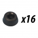 Click to see a larger image of Pack of 16 Case/Speaker Cabinet Feet 20 x 9 mm
