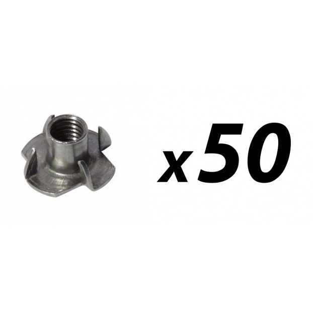 50 Pack of M5 Tee Nut (teenut)