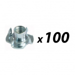 Pack of 100 M10 Tee Nut (teenut)