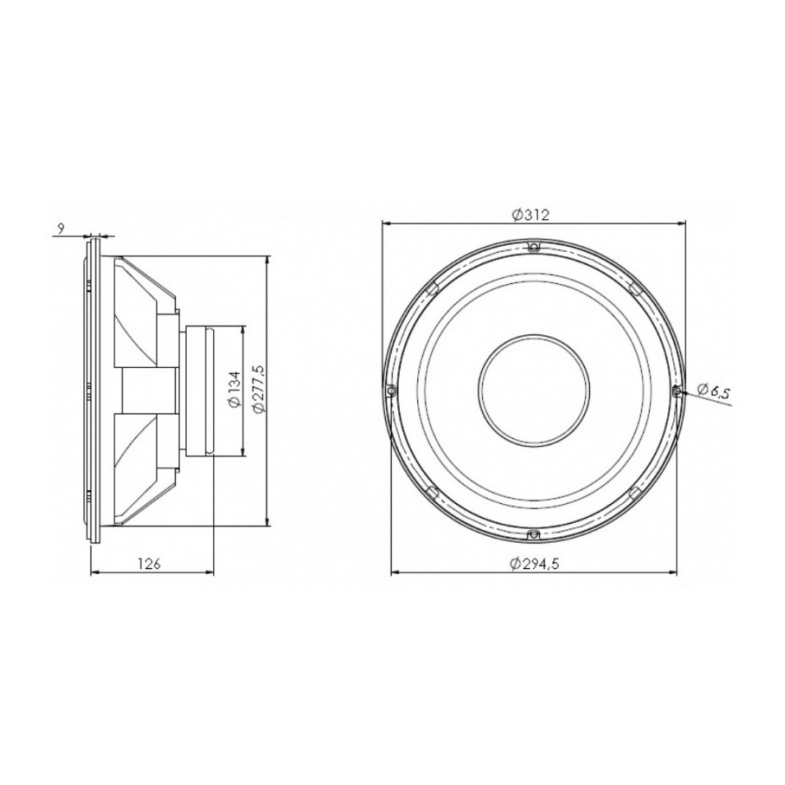 Beyma 12BR70 - 12 inch 125W 8 Ohm