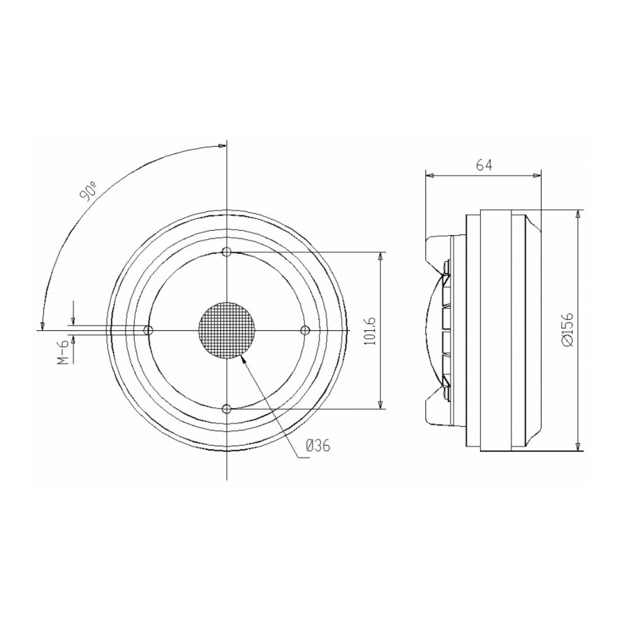 Beyma SMC65 50W 8 Ohm 1.4 inch  Compression Driver