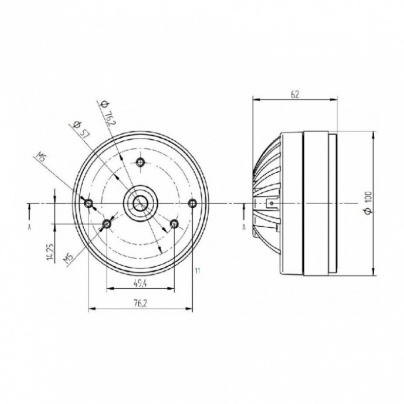 Beyma CD10Fe/N 1 inch 8 Ohm 70W Compression Driver