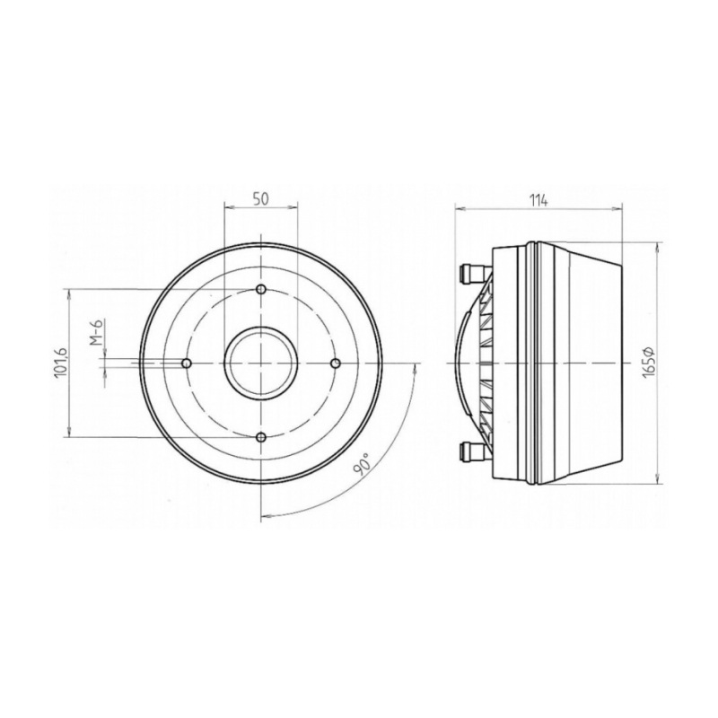 Beyma CP-850Nd 100W 8 Ohm 2 inch Bolt On Compression Driver