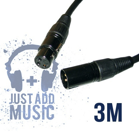 JAM 3m Balanced XLR Mic Cable / Signal Lead