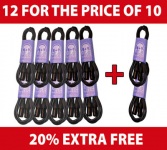  Pack of 0.5M XLR Cables - 12 for the price of 10!