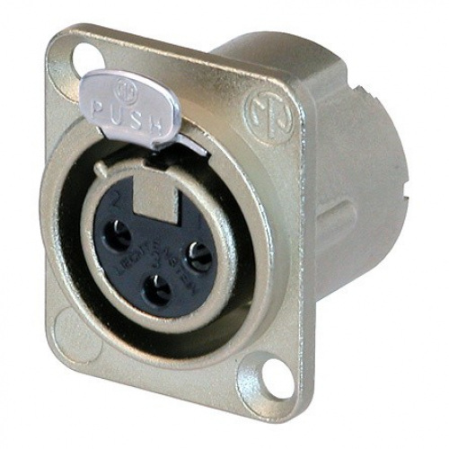 Neutrik NC3FDLX 3-pin female XLR universal panel socket