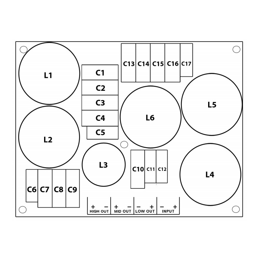 Convair Electronics PCB202 for 3-way crossovers