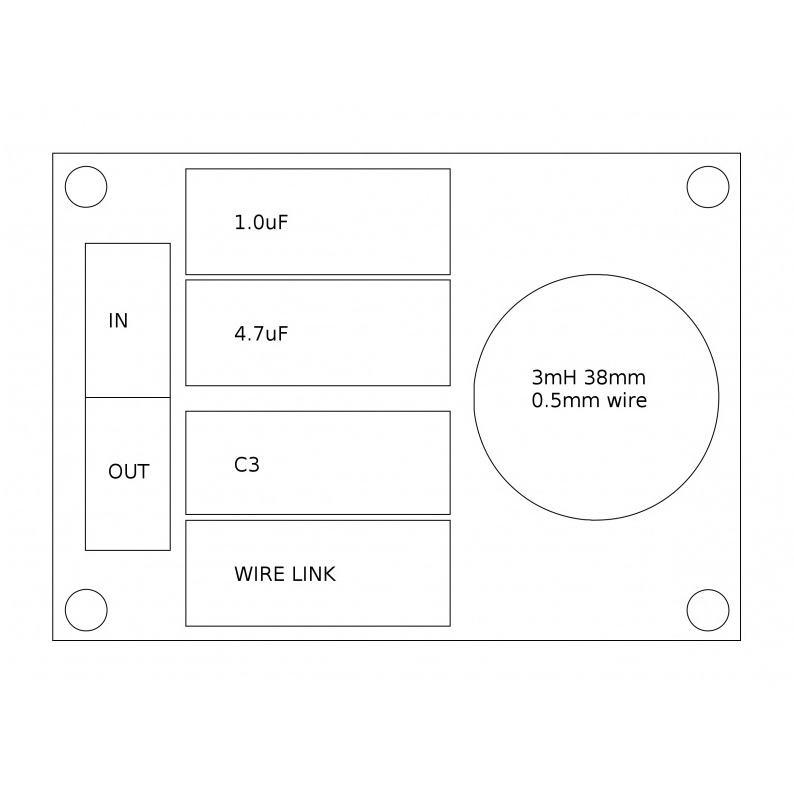 Convair Electronics High Pass Filter 1.2kHz 16 Ohm