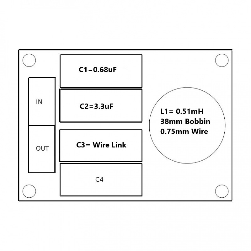 Convair High Pass Filter 3.5kHz 8 Ohm