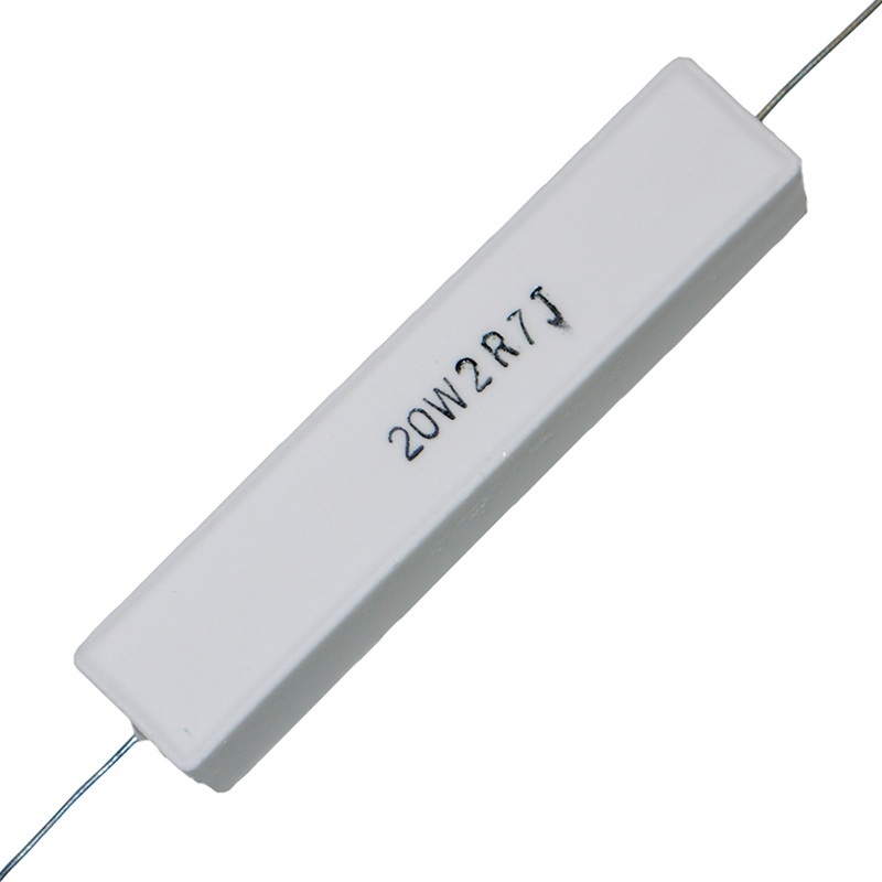 Cement Resistor SQP 20W 2.7 Ohm (axial)