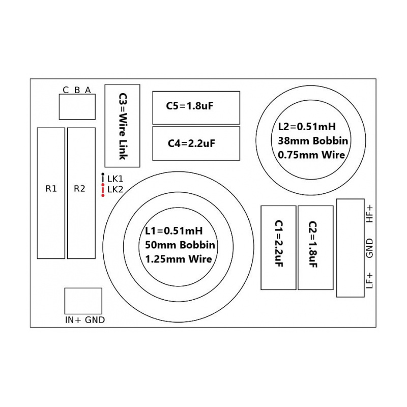 Convair 2-way Crossover 3.5KHz 