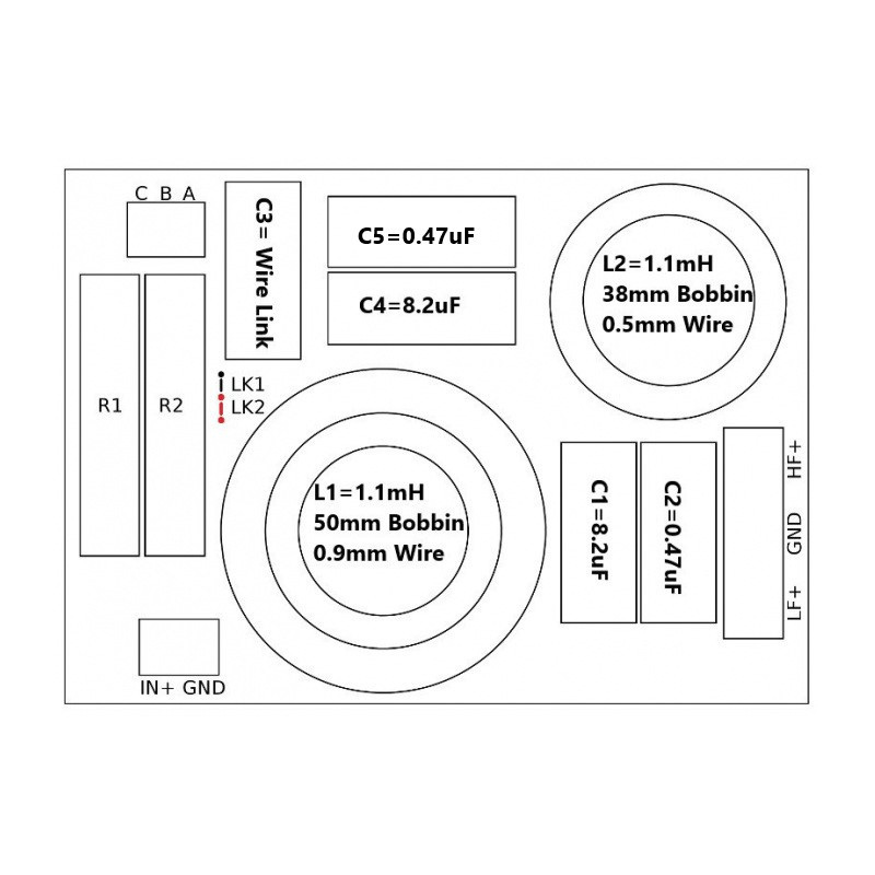 Convair 2-way Crossover 1.6KHz