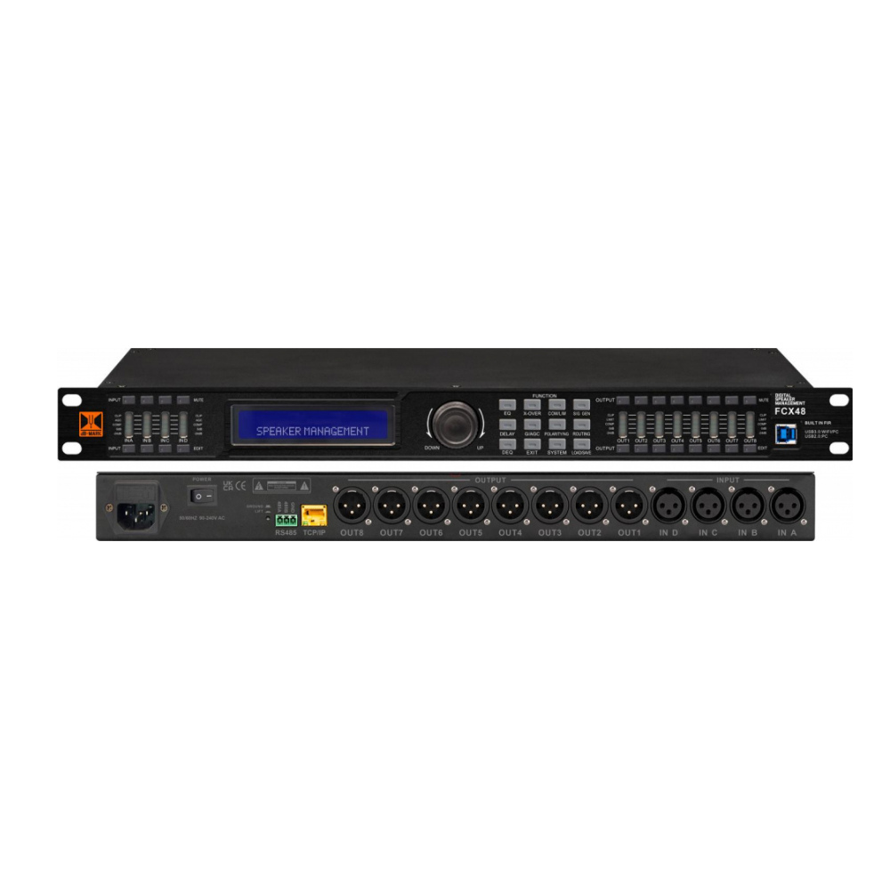 dB-Mark FCX48- 4-in 8-out Digital Active Crossover