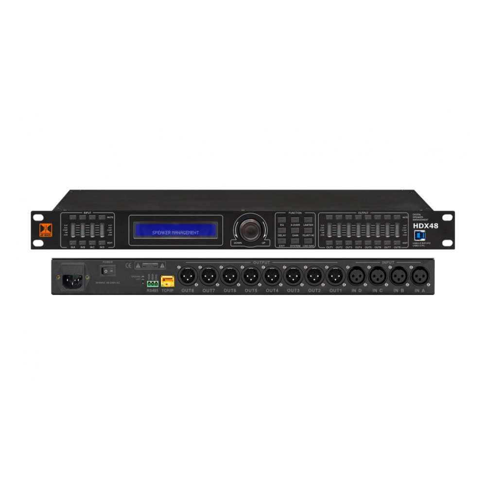 dB-Mark HDX48- 4-in 8-out Digital Active Crossover