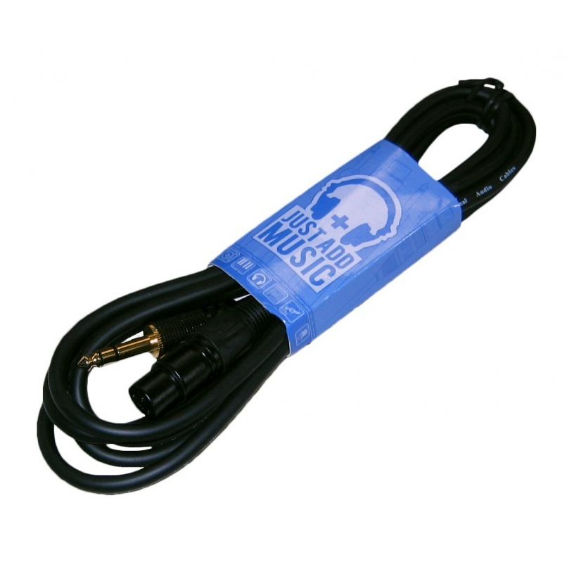 JAM 3m XLR Female to 6.35mm Balanced TRS Jack