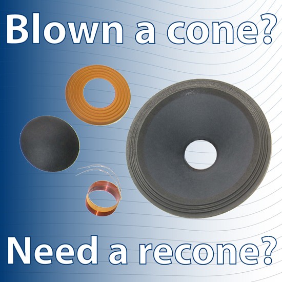 Recone of 15 inch Driver using unassembled recone kit