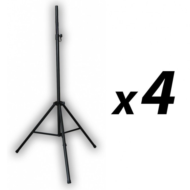 Pack of 4 Heavy Duty Lighting Tripod Stands