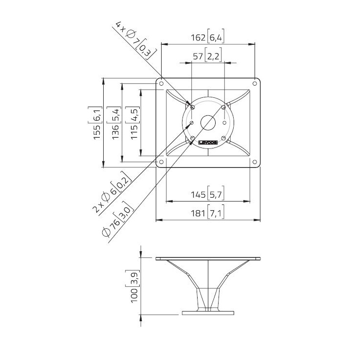 Lavoce HD1004 1 inch  Aluminium Horn Flare 