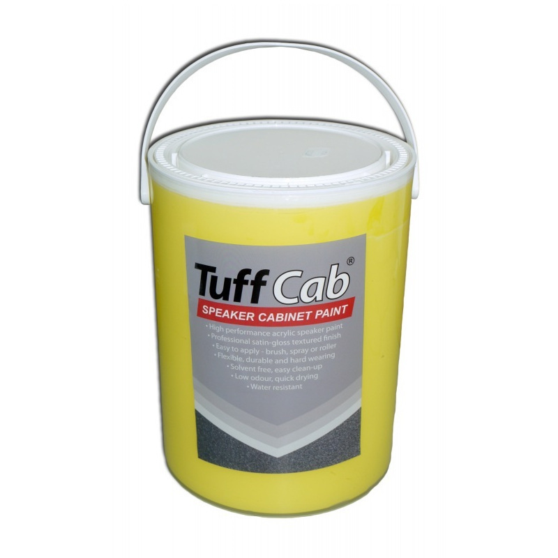 Tuff Cab Speaker Cabinet Paint - RAL 1016 Sulphur Yellow 2.5Kg