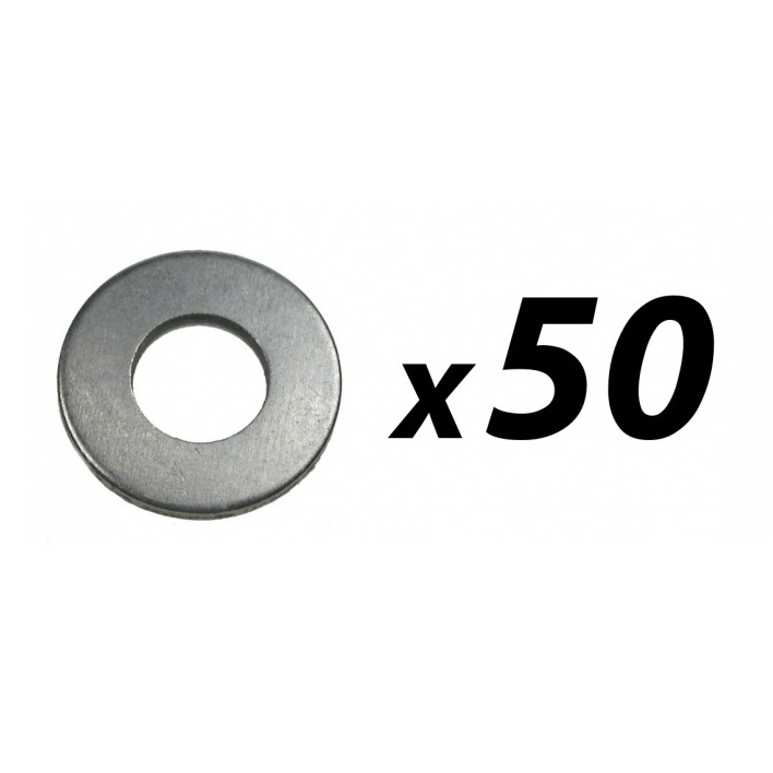 50 Pack of Tuff Cab M6 Washer Zinc Plated